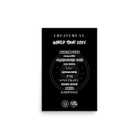 Image 2 of Creature St. "World Tour" Poster