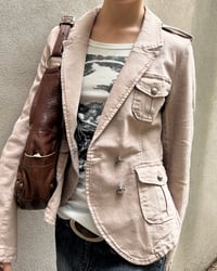 Image 1 of FRENCH BEIGE MILITARY JACKET