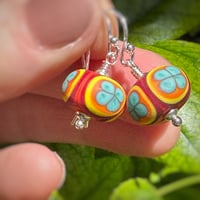 Image 5 of Folk Flower Earrings