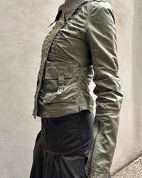 Image 5 of KHAKI RUCHED JACKET