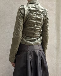 Image 6 of KHAKI RUCHED JACKET