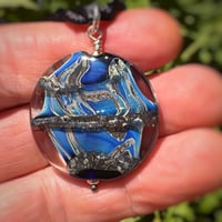 Image 4 of Reduction Blue/Ivory Pendant