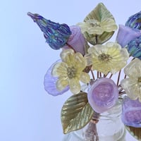 Image 2 of Posy - Lemon Daisies - Lavender - Roses