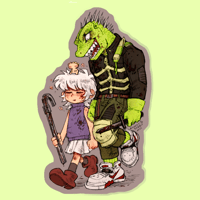 Image 1 of Dorohedoro x .Flow Sticker