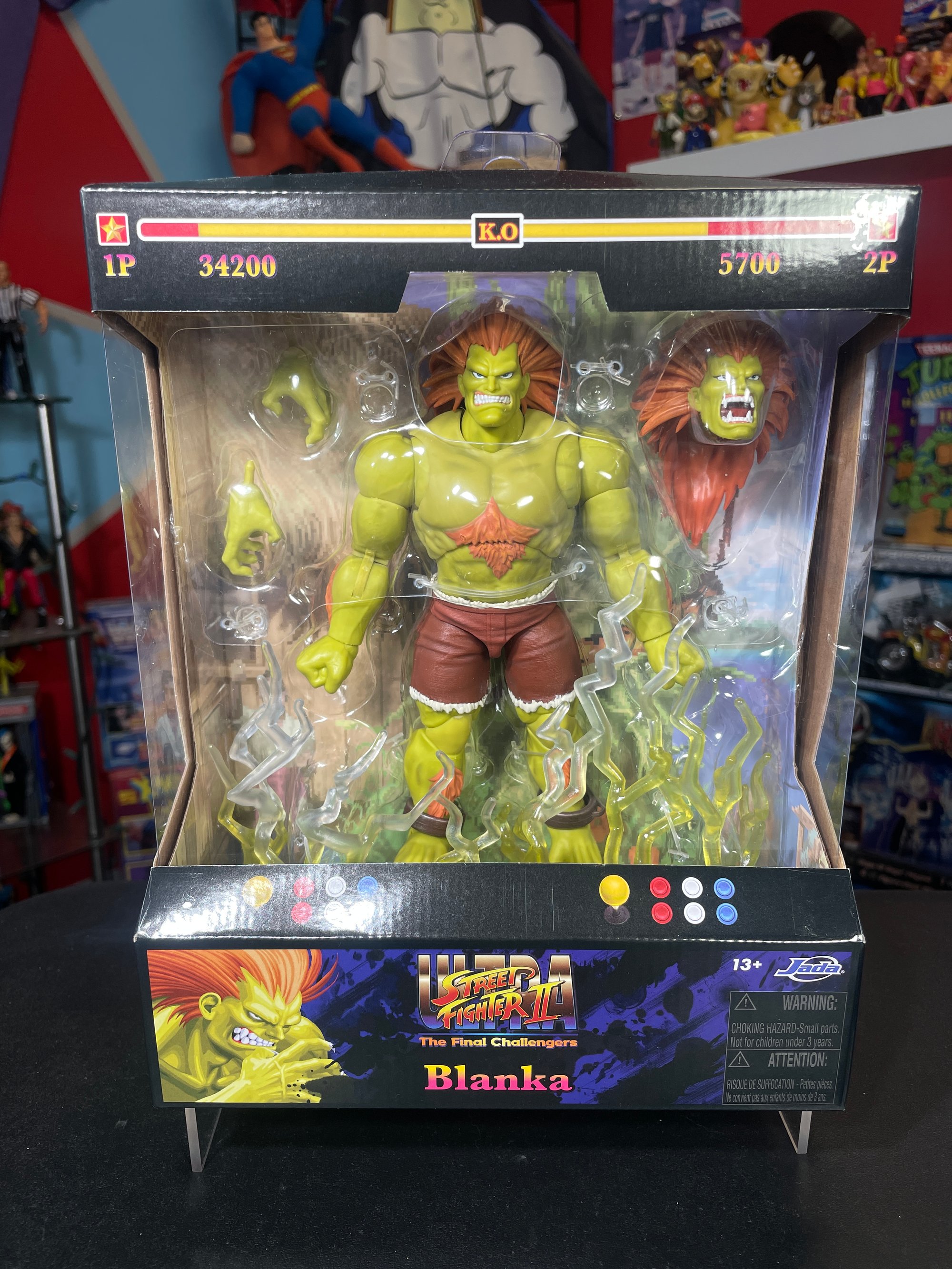 Street Fighter II Blanka 1:12 Deluxe Action Figure NEW IN BOX