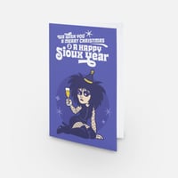 Image 2 of Happy Sioux Year Holiday Card (Set of 2)