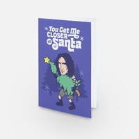 Image 2 of Closer to Santa Holiday Card (Set of 2)