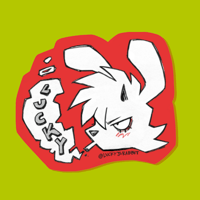 Image 1 of Lucky Rabbit Sticker