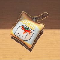 Image 1 of Squeaky pillow keychain