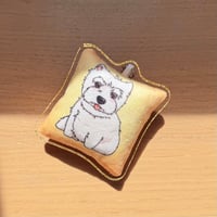 Image 3 of Squeaky pillow keychain