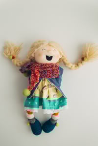 Image 2 of Eden - Wool Filled Waldorf Inspired Doll 