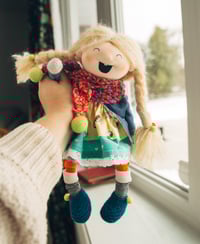 Image 1 of Eden - Wool Filled Waldorf Inspired Doll 