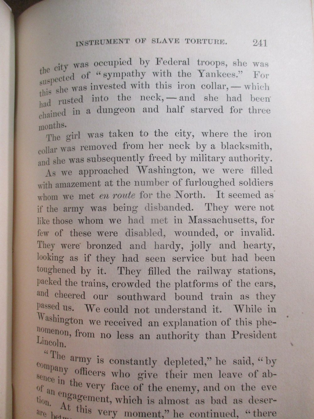 #113-CIVIL WAR SALE: A SIGNED NOTE+2ND SIGNATURE & THE STORY OF THE WAR BY MARY LIVERMORE