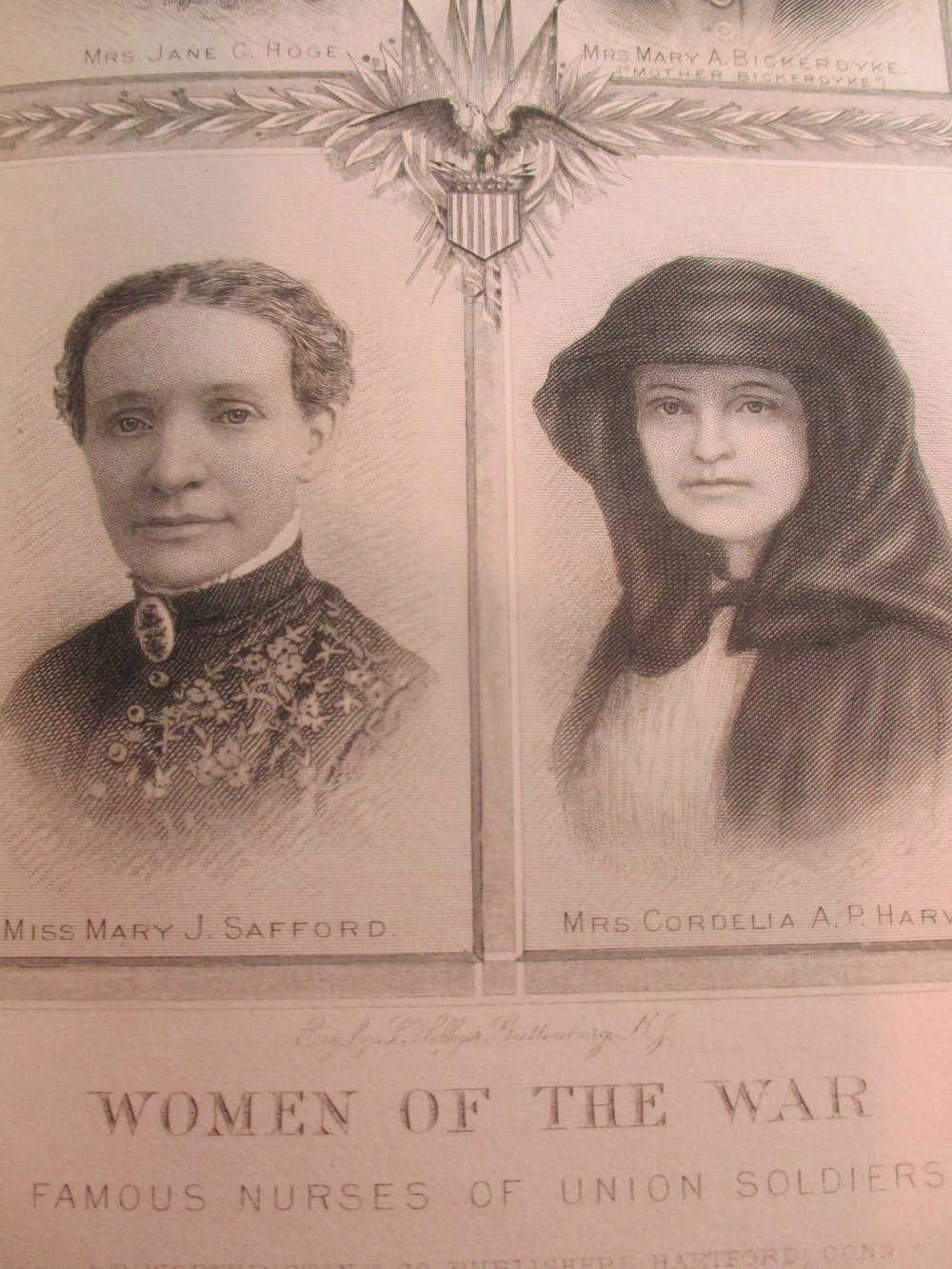 #113-CIVIL WAR SALE: A SIGNED NOTE+2ND SIGNATURE & THE STORY OF THE WAR BY MARY LIVERMORE