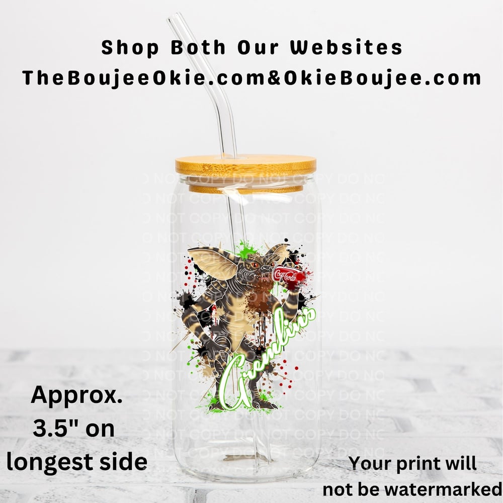 Image of Gremlin Coca-Cola Uv Dtf Decal T7 Gremlins