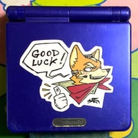 Starfox "Good Luck" Sticker