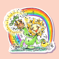 Image 1 of Sunkern and Sunflora Sticker