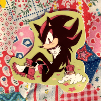 Image 2 of Shadow The Hedgehog Sticker