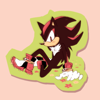 Image 1 of Shadow The Hedgehog Sticker