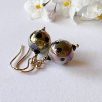 Image 1 of Lustre Earrings with Rolled Gold