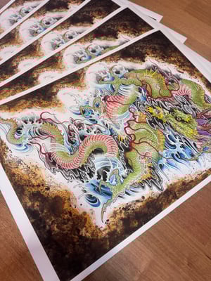 Image of Green Dragon print