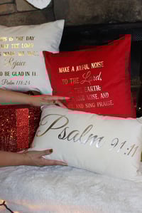 Image 2 of Ivory Cream Velvet Lumbar