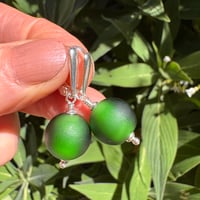 Image 4 of Sage Green Matt Earrings