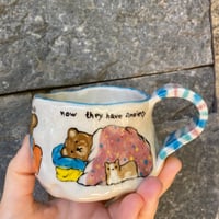 Image 4 of Teddy has anxiety Ceramic mug