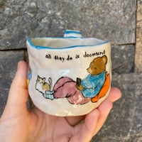 Image 3 of Teddy has anxiety Ceramic mug