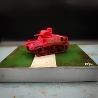 Image 1 of TANK GIRL ACTIONBOX CUSTOM DIECAST STEALTH TANK - PLINTH EDITION