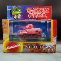 Image 4 of TANK GIRL ACTIONBOX CUSTOM DIECAST STEALTH TANK - with ORIGINAL PLAYMAT ART