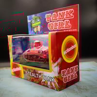 Image 6 of TANK GIRL ACTIONBOX CUSTOM DIECAST STEALTH TANK - with ORIGINAL INNER-BOX ART
