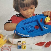 Image 7 of Bateau Playskool avec boîte années 70