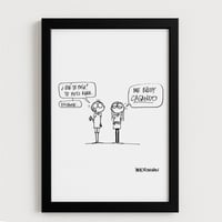  Print firmado "Me estoy cagando"