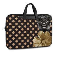 Image 1 of ALL PU LEATHER CARRY ON LAPTOP CASE