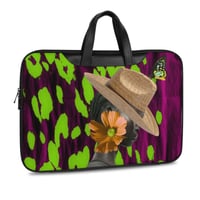 Image 3 of ALL PU LEATHER CARRY ON LAPTOP CASE