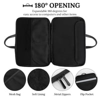 Image 5 of ALL PU LEATHER CARRY ON LAPTOP CASE