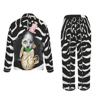 Image 1 of OUT OF TIME ZEBRA PAJAMAS