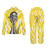Image 1 of YELLOW ZEBRA PAJAMAS