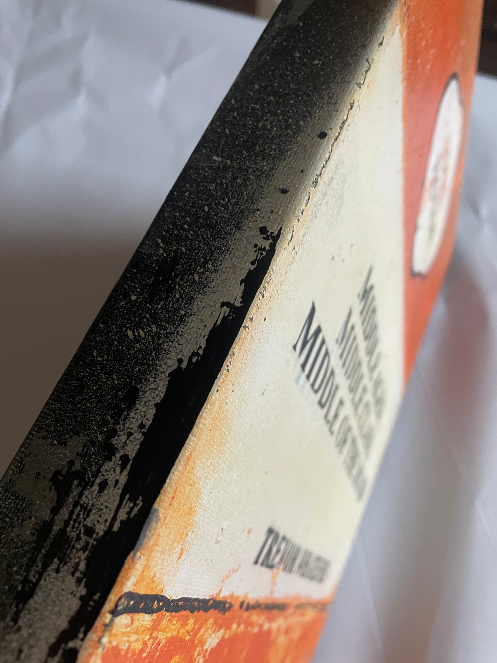 Middle aged, Middle class, Middle of the road book cover canvas 