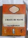 I HATE HUMANS  book cover canvas 