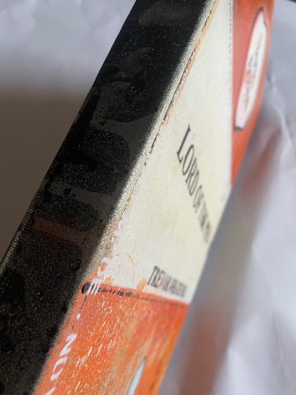 Lord of the pies  book cover canvas 