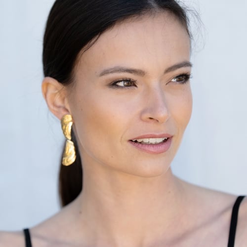 Image of Boucles d'oreilles Océane double