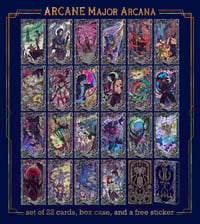 Image 1 of [NON US COUNTRIES ONLY] Arcane Major Arcana Set Standard or Large sizes