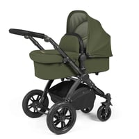 Image 2 of Ickle Bubba Stomp Luxe Nimbus 180 Spin I - Size Travel System Woodland & Home Bundle