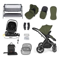 Image 1 of Ickle Bubba Stomp Luxe Nimbus 180 Spin I - Size Travel System Woodland & Home Bundle