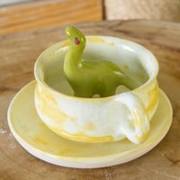 Image 4 of Brachiossaurus Espresso Cup and Dish