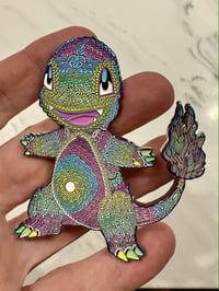 Image 1 of Ornate charmander pin 