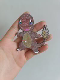 Image 3 of Ornate charmander pin 