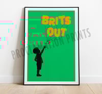 Image 1 of Brits Out balloons A3 Print (Unframed)